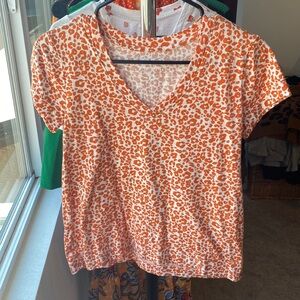 LOFT animal print t-shirt XS